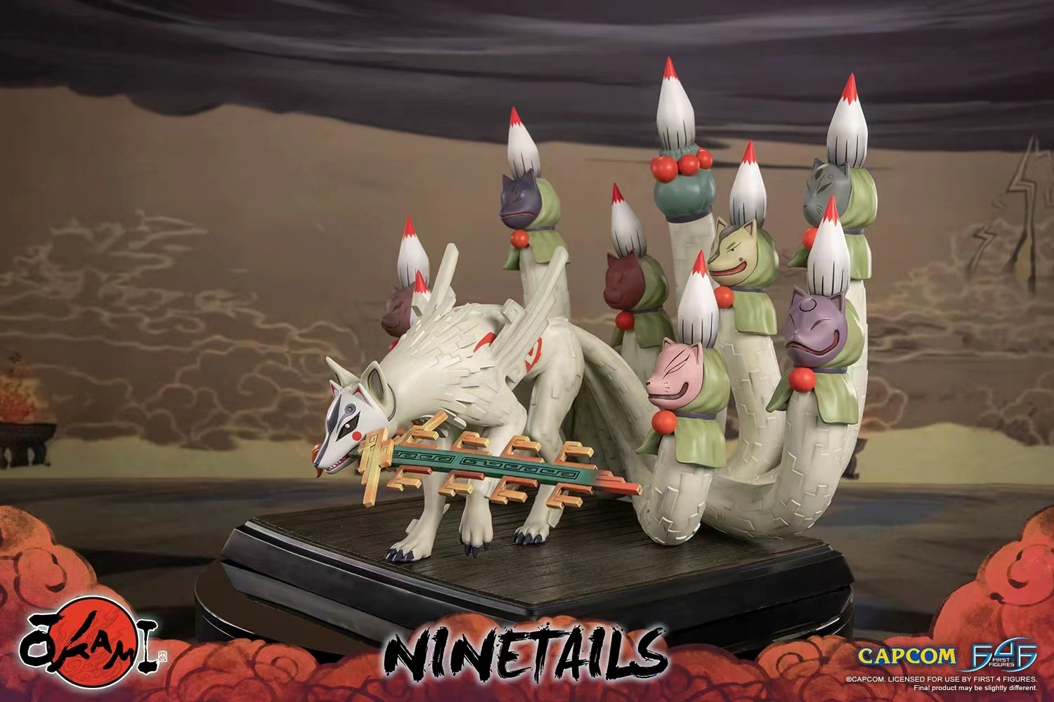 First 4 Figures - Okami Ninetails Statue OKANTST (Licensed)Statue 