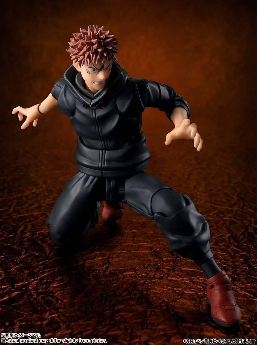 BANDAI SPIRITS - Jujutsu Kaisen -S.H.Figuarts Yuji Itadori -Sukuna's Vessel X Yuta Okkotsu -Special Grade Jujutsu Sorcerer  (Licensed) Action Figure