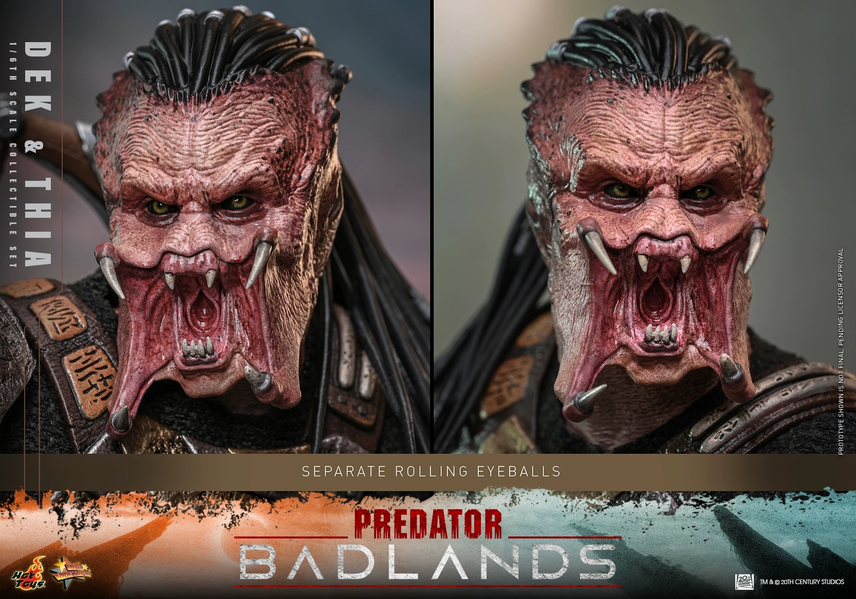 Hottoys - Predator: Badlands Dek and Thia 1/6th scale Collectible Figure Set MMS849 MMS850 (Licensed)