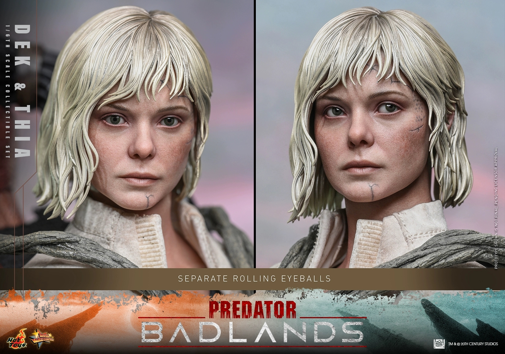 Hottoys - Predator: Badlands Dek and Thia 1/6th scale Collectible Figure Set MMS849 MMS850 (Licensed)