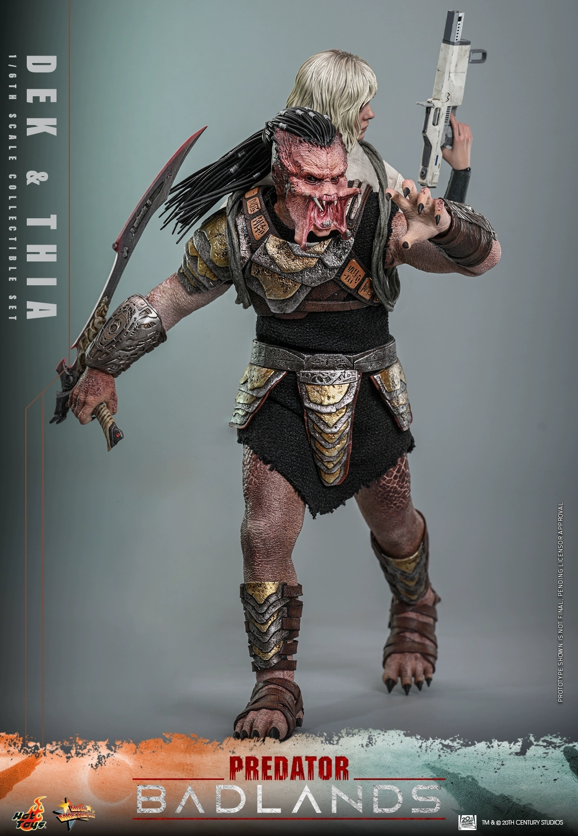 Hottoys - Predator: Badlands Dek and Thia 1/6th scale Collectible Figure Set MMS849 MMS850 (Licensed)