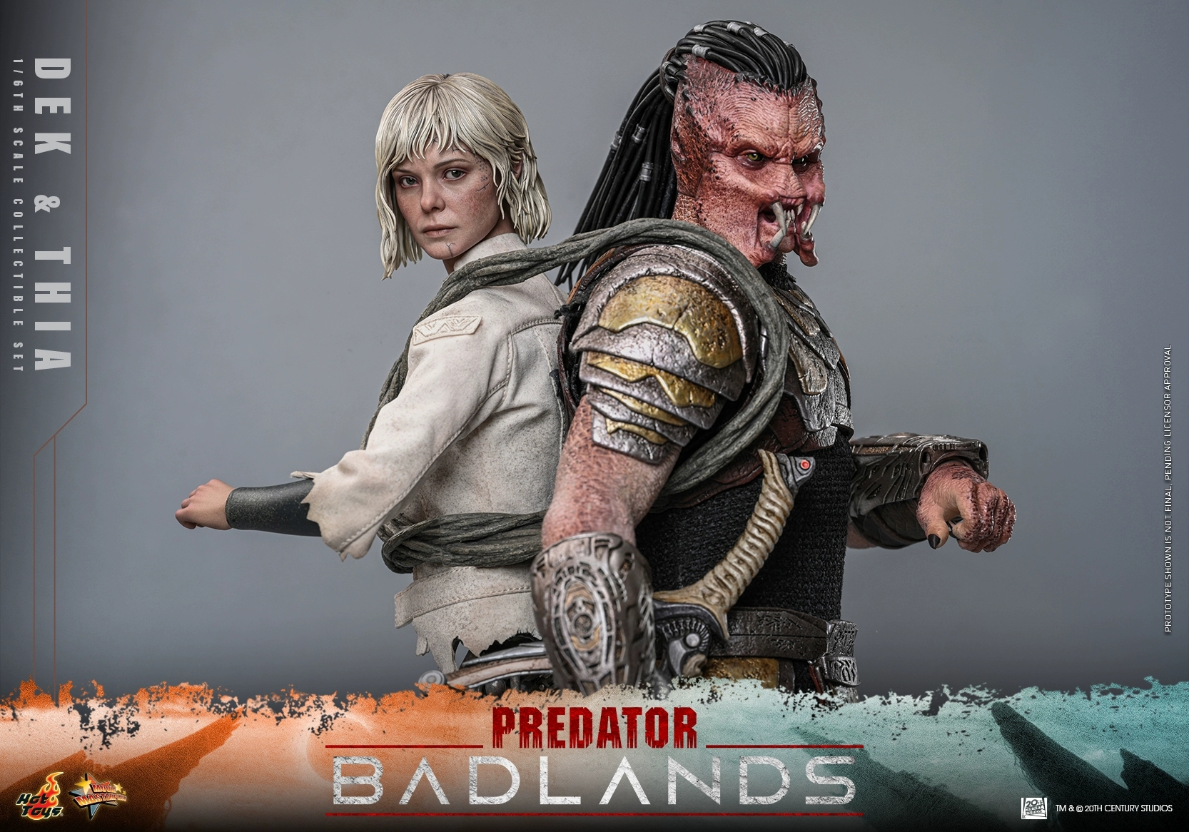 Hottoys - Predator: Badlands Dek and Thia 1/6th scale Collectible Figure Set MMS849 MMS850 (Licensed)