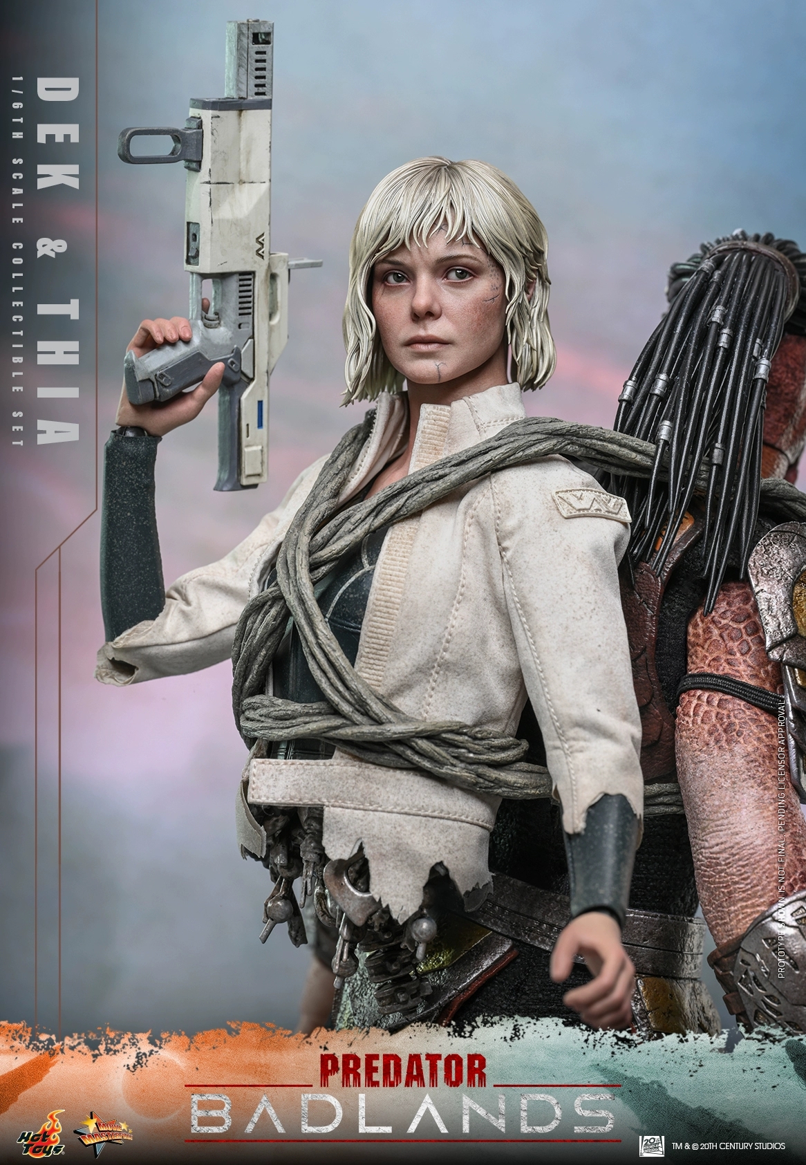 Hottoys - Predator: Badlands Dek and Thia 1/6th scale Collectible Figure Set MMS849 MMS850 (Licensed)