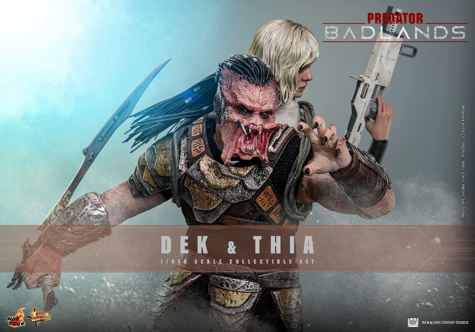 Hottoys - Predator: Badlands Dek and Thia 1/6th scale Collectible Figure Set MMS849 MMS850 (Licensed)