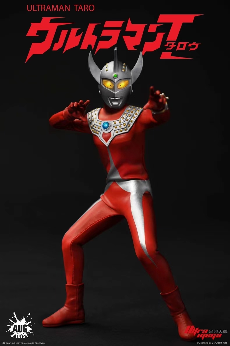 AUGTOYS - Ultraman Taro Soft Goods Articulated Figure F6001 (Licensed)Statue 
