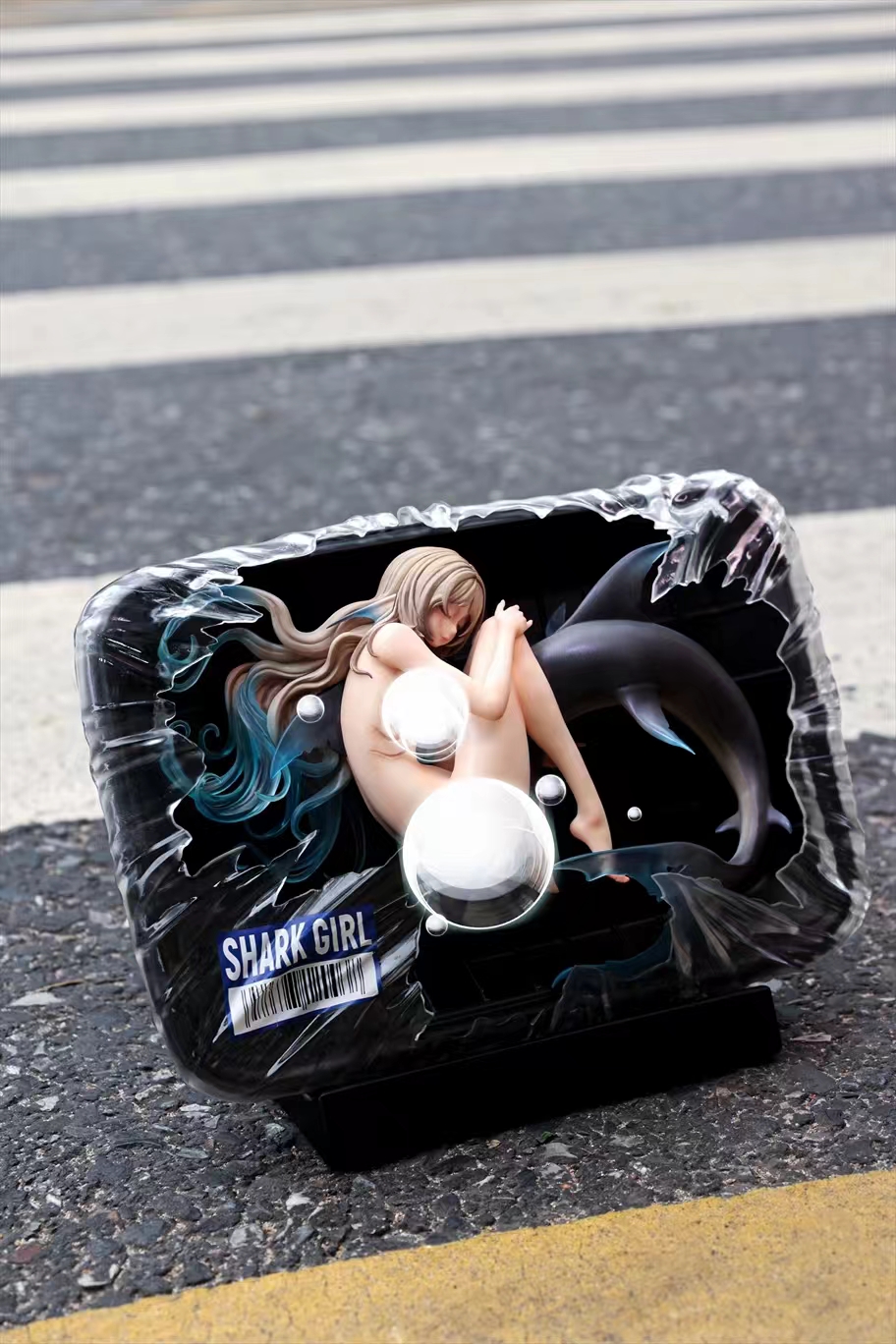 WeArtDoing Studio - Sleeping Beauty-Shark Fairies-Black Fin X Silver Fin (Licensed) Statue 