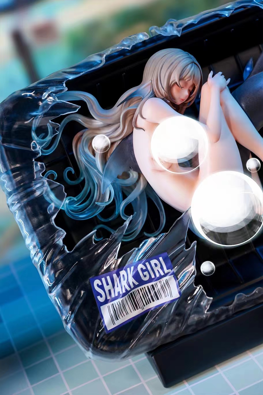 WeArtDoing Studio - Sleeping Beauty-Shark Fairies-Black Fin X Silver Fin (Licensed) Statue 