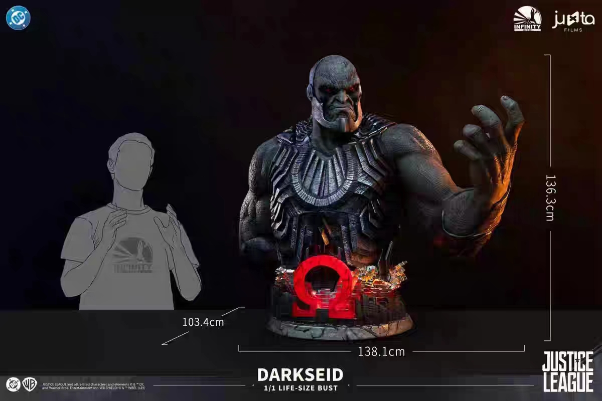 Infinity Studio - Zack Snyder's Justice League Darkseid 1/1 Scale Bust (Licensed)Statue 