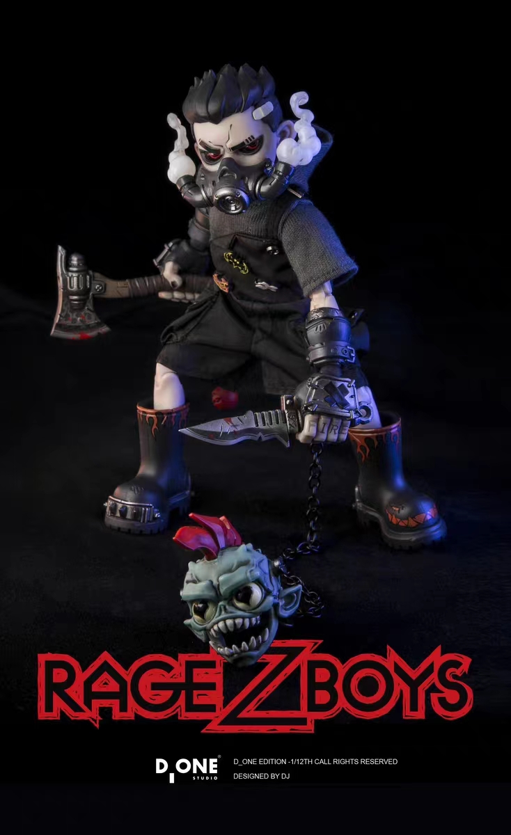 D ONE Studio - RAGE-ZBOYS 1/12 Action Figure (Licensed)