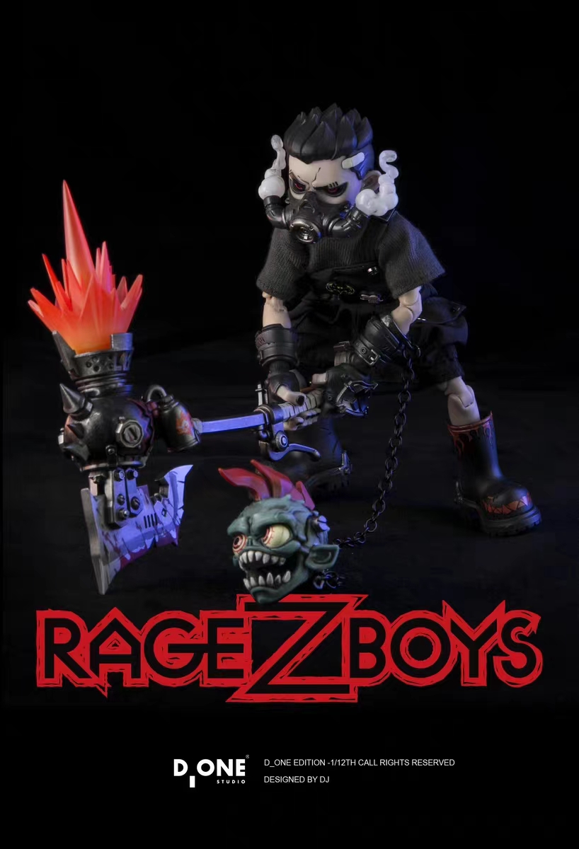 D ONE Studio - RAGE-ZBOYS 1/12 Action Figure (Licensed)