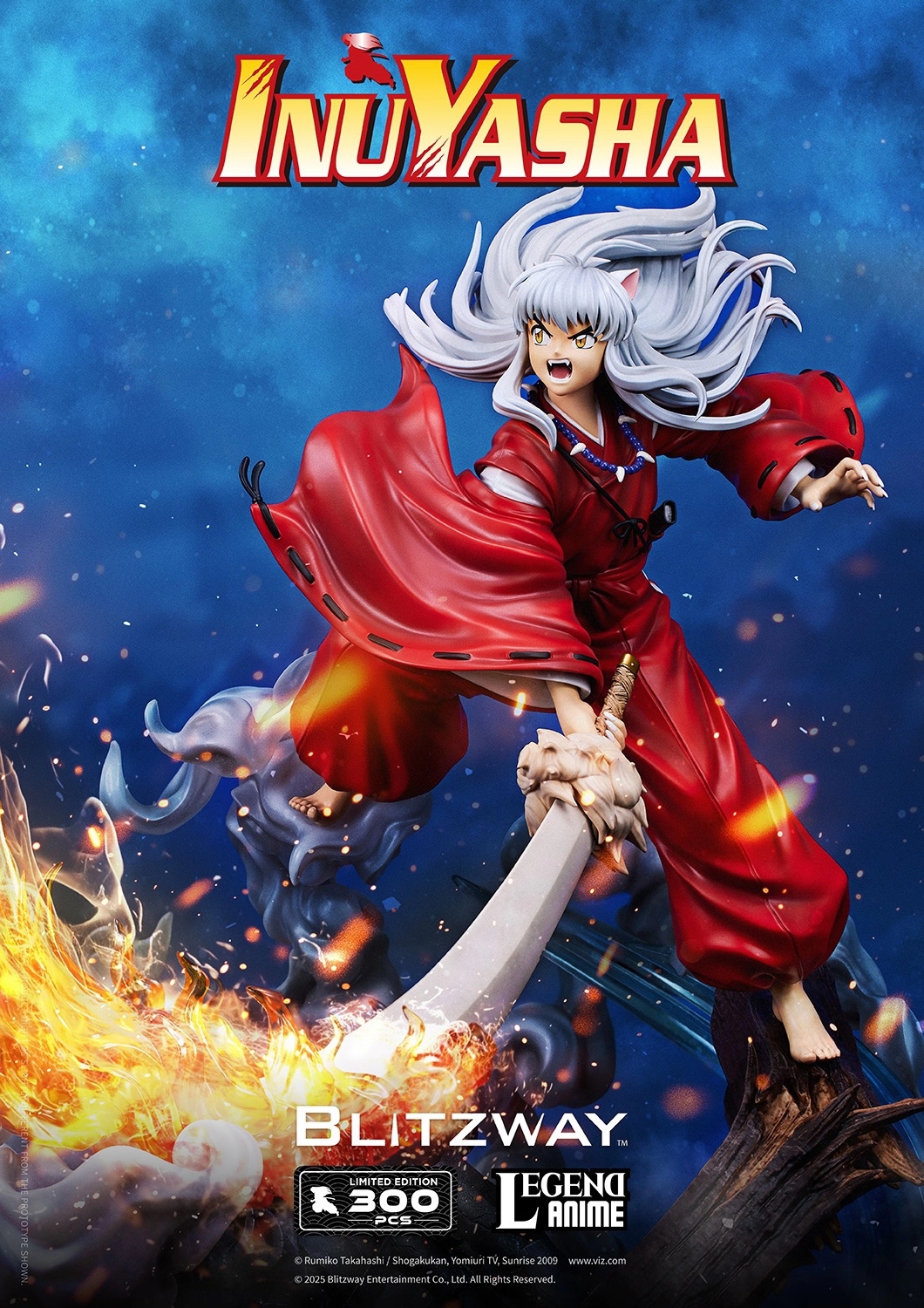 BLITZWAY - Legend Anime Inuyasha X Sesshomaru Statue (Licensed)