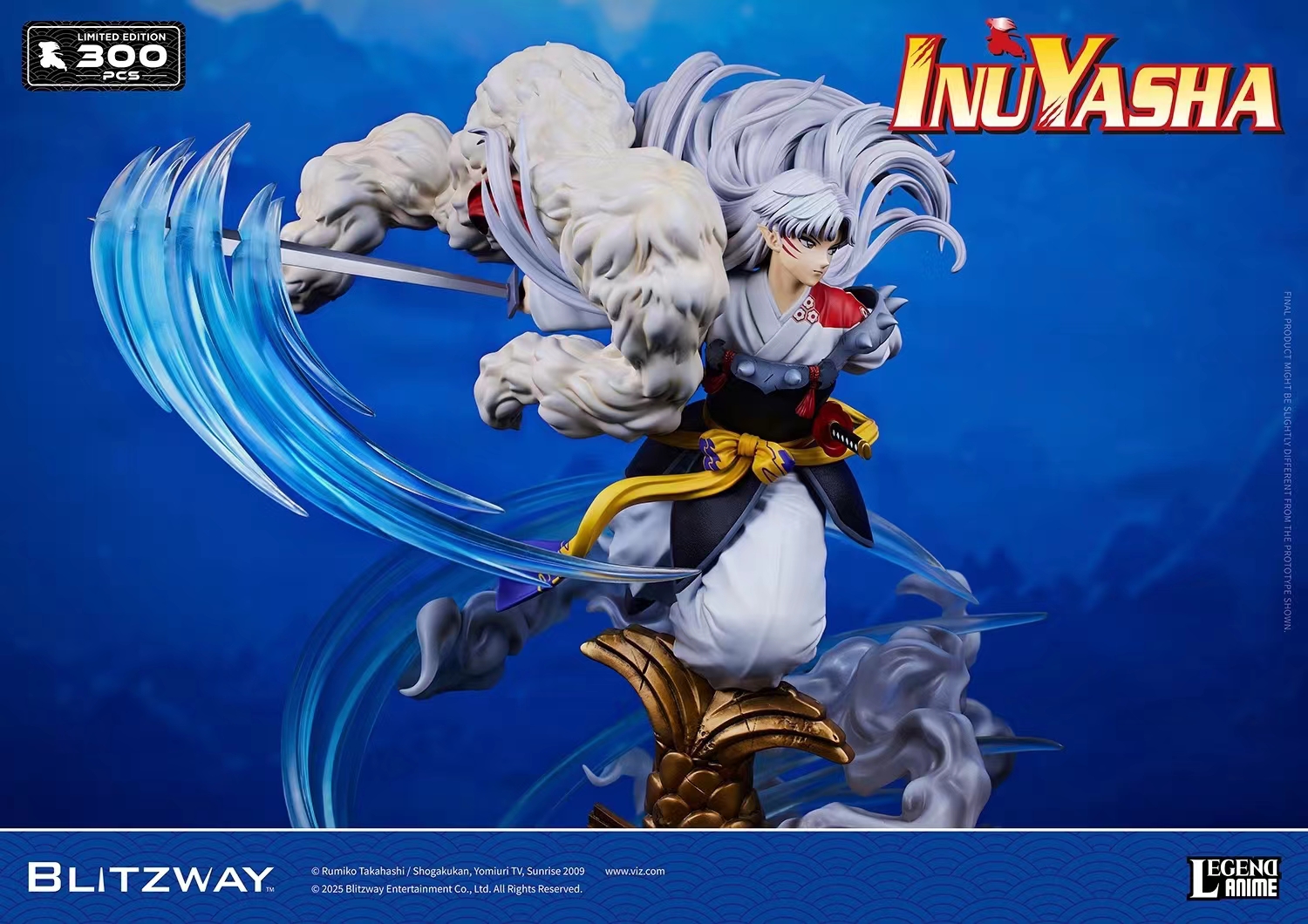 BLITZWAY - Legend Anime Inuyasha X Sesshomaru Statue (Licensed)
