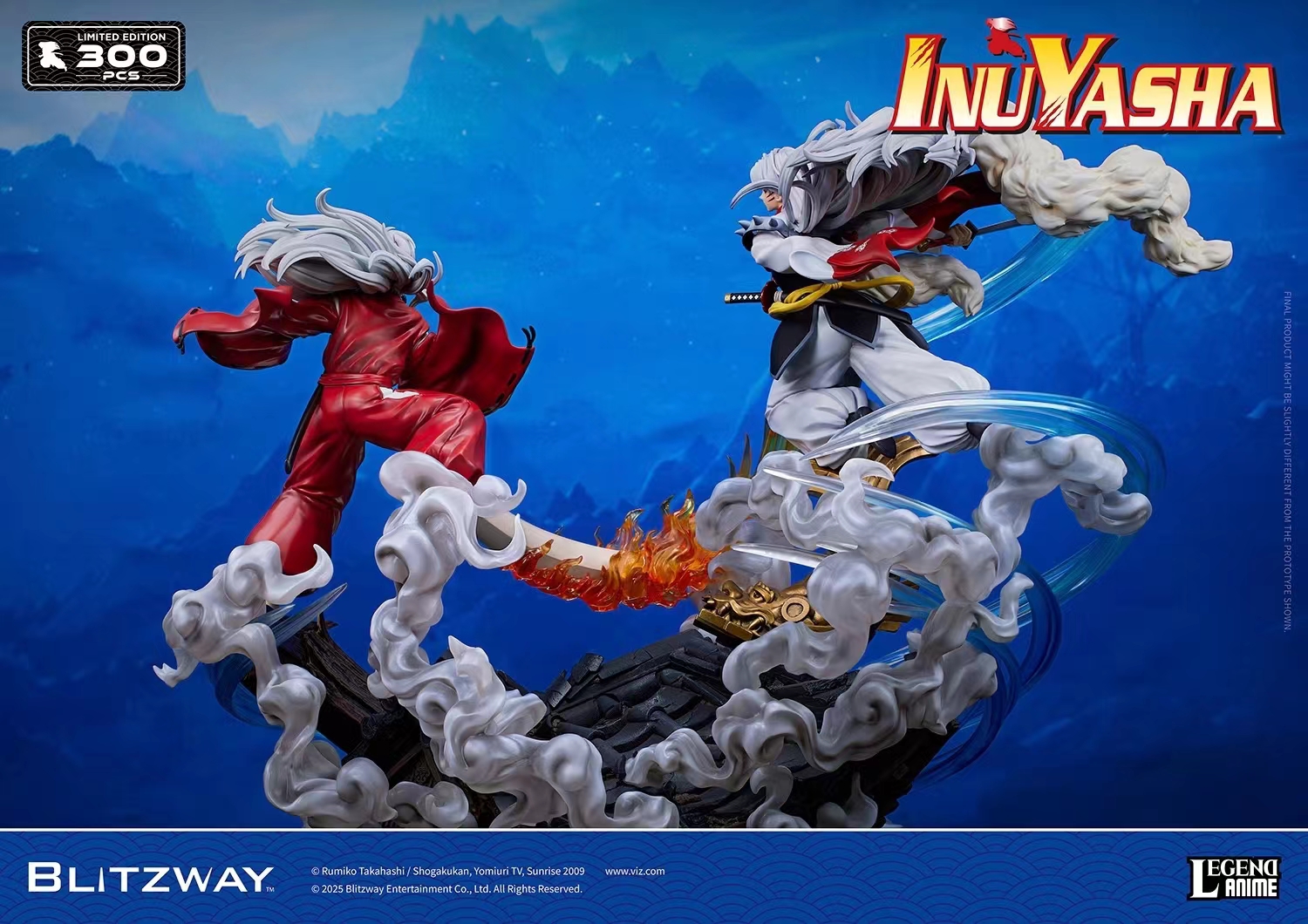 BLITZWAY - Legend Anime Inuyasha X Sesshomaru Statue (Licensed)
