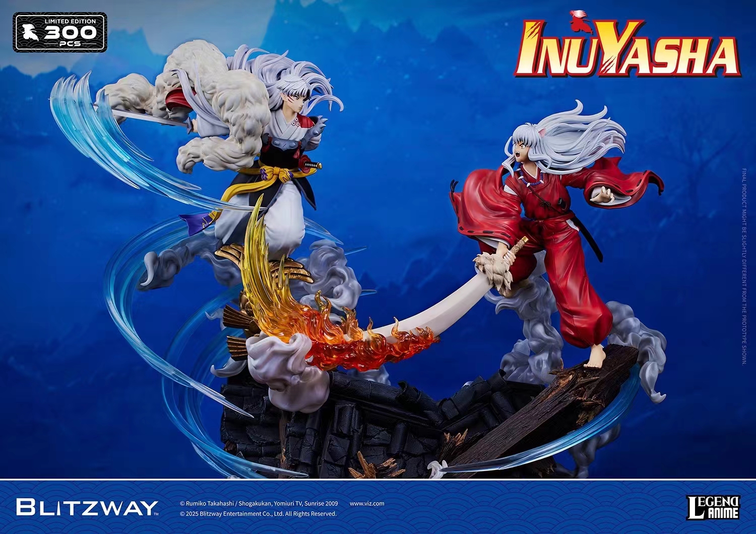 BLITZWAY - Legend Anime Inuyasha X Sesshomaru Statue (Licensed)