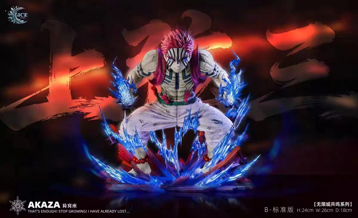 ICE Studio - Infinity Castle Series 01 Upper Moon 3 Akaza Demon Slayer Statue
