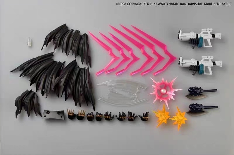 Kaiyodo - Revoltech Amazing Yamaguchi Getter Robo Armageddon Black Getter OVA Ver. Action Figure Licensed 