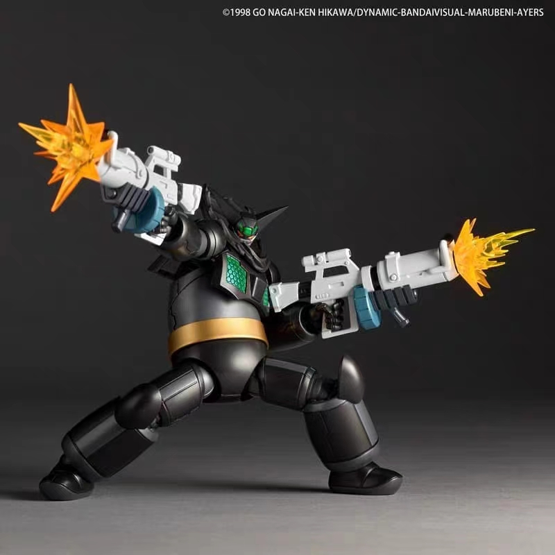 Kaiyodo - Revoltech Amazing Yamaguchi Getter Robo Armageddon Black Getter OVA Ver. Action Figure Licensed 
