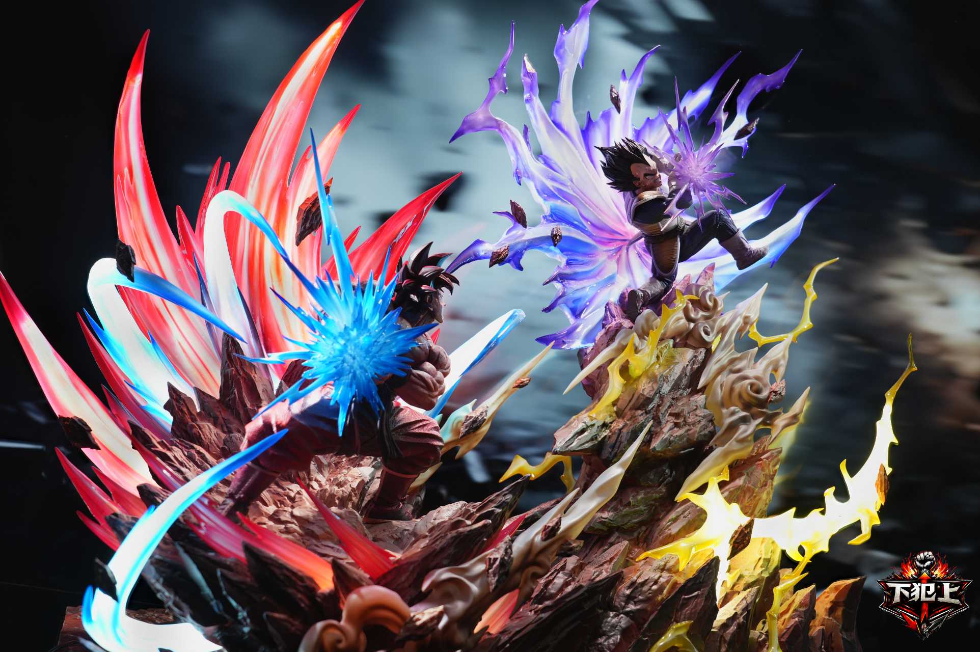 Xia Fan Shang Studio - Goku vs Vegeta Dragon Ball Statue 