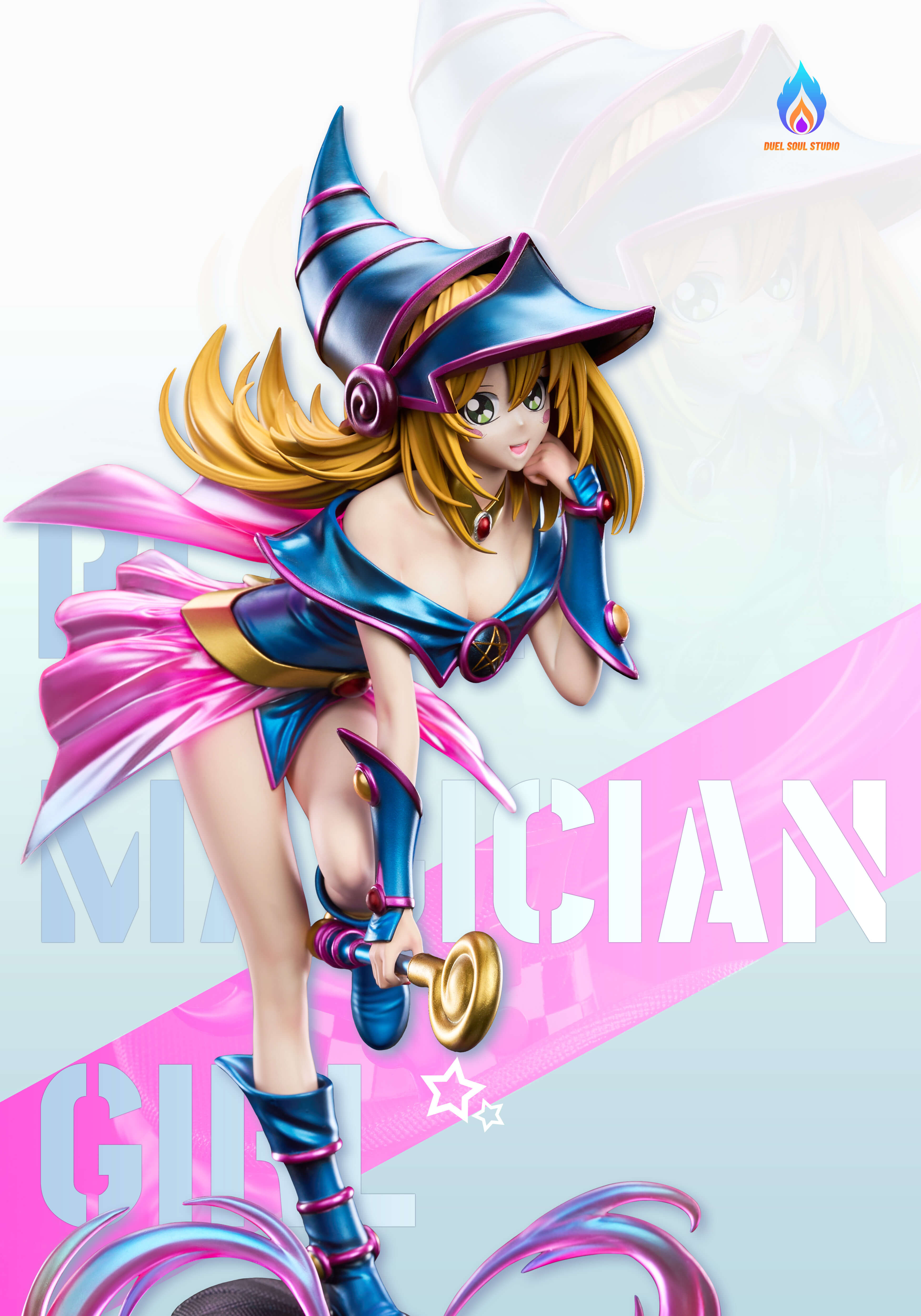 Duel Soul Studio - Dark Magician Girl Yu-Gi-Oh Statue 