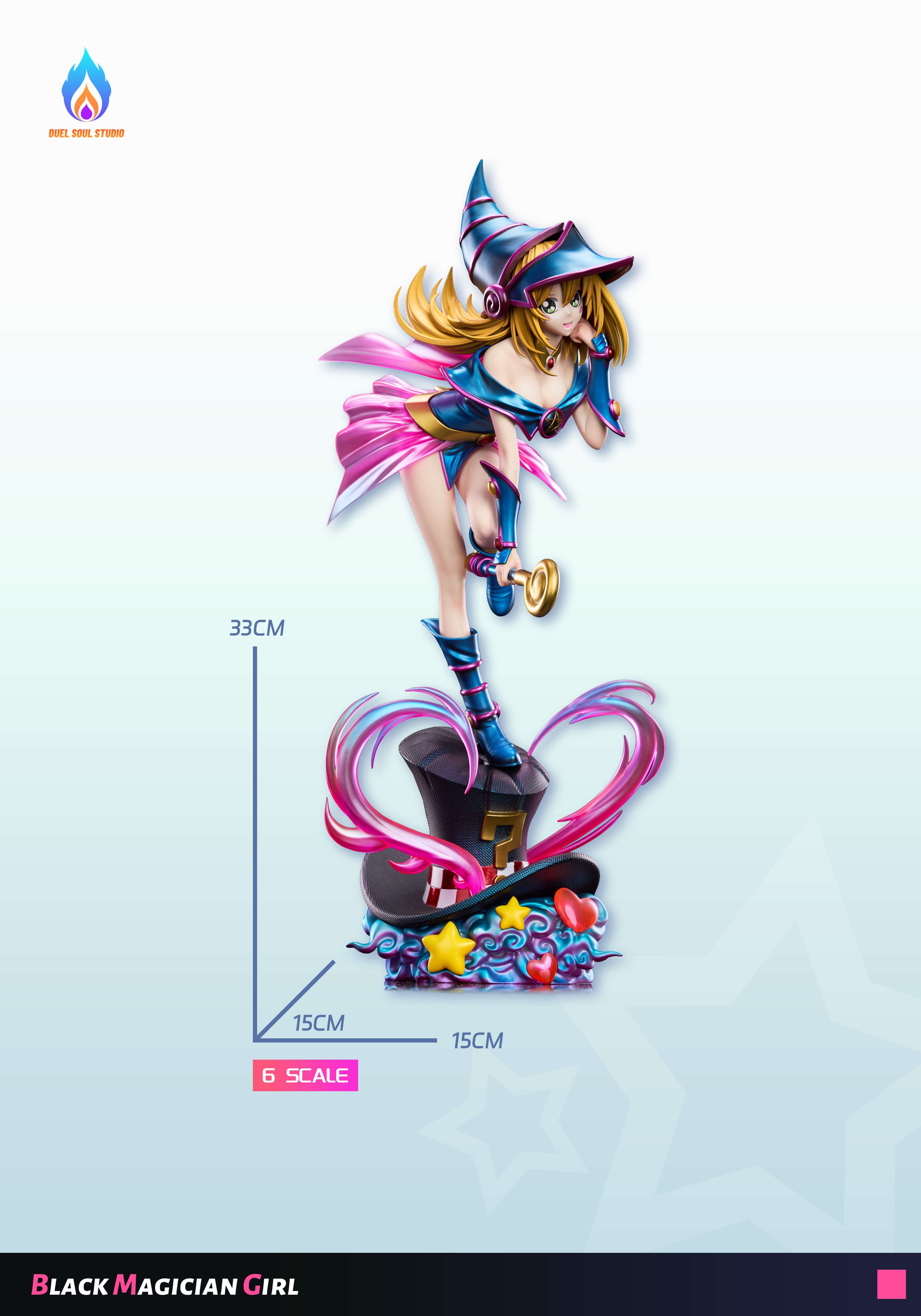 Duel Soul Studio - Dark Magician Girl Yu-Gi-Oh Statue 