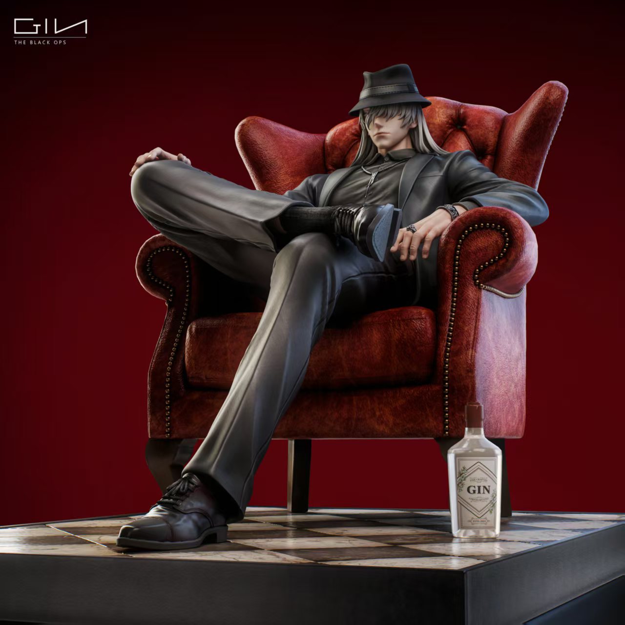 CLL Studio - Gin Detective Conan Statue