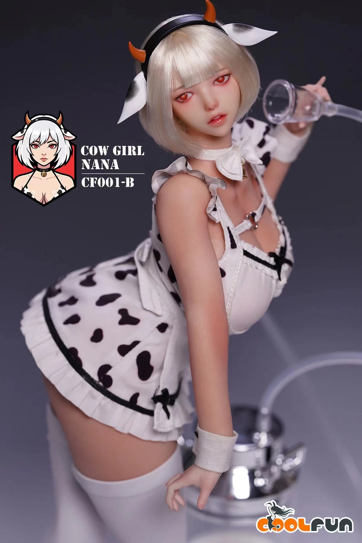COOL FUN -  Pasture Dairy Cow Girl Nana Action Figure CF001A CF001B Licensed