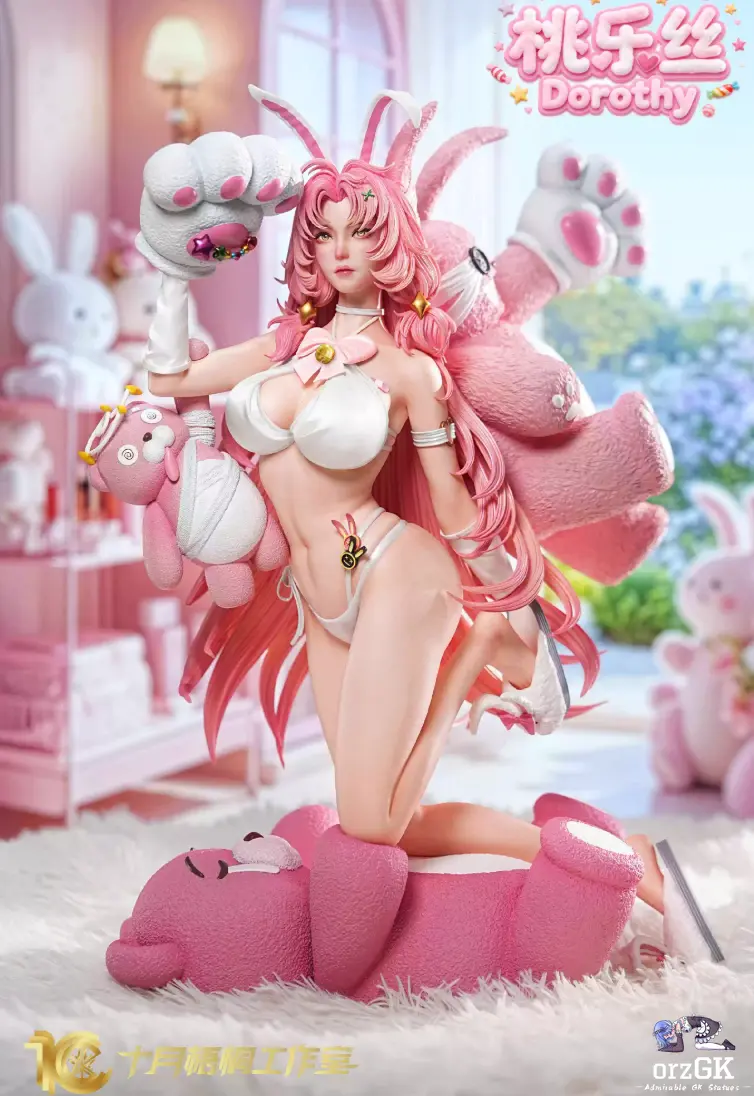 Shi Yue Wu Tong Studio - Nightmare Vol. 1 Pink Rabbit Dorothy  Statue (Licensed)