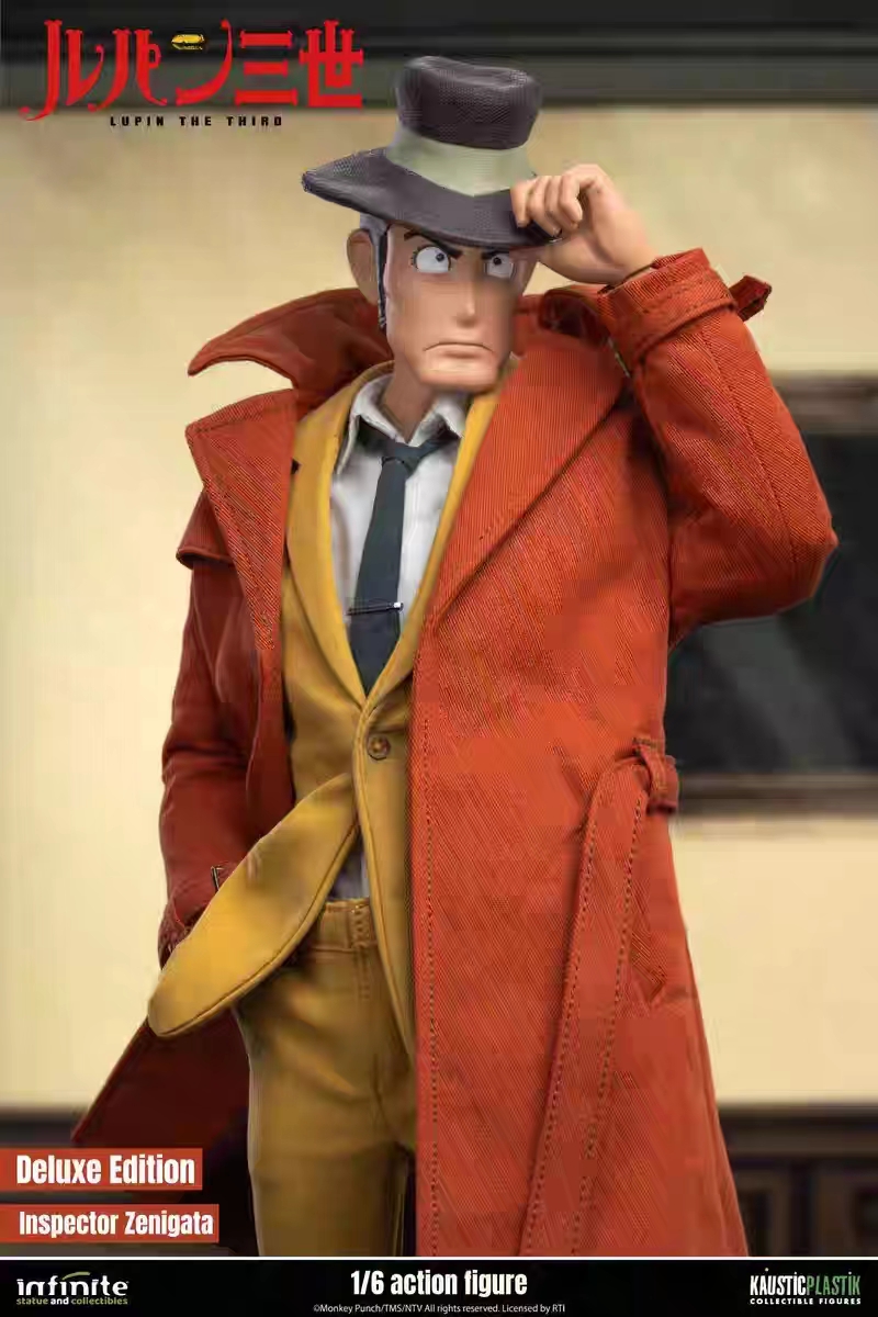 Infinite Statue - LUPIN THE 3rd THE ITALIAN ADVENTURE 1/6 ACTION FIGURE INSPECTOR KOICHI ZENIGATA Licensed