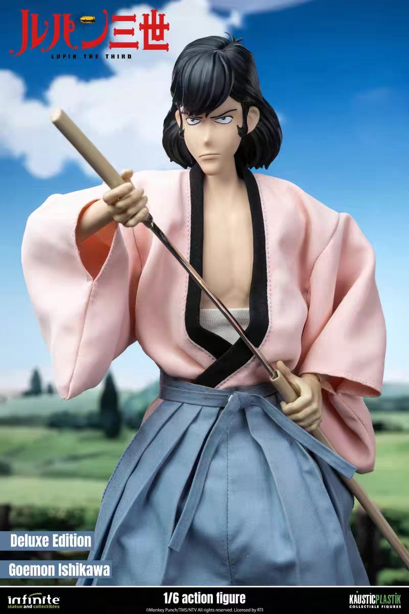 Infinite Statue - LUPIN THE 3rd THE ITALIAN ADVENTURE  ACTION FIGURE GOEMON ISHIKAWA XIII Licensed