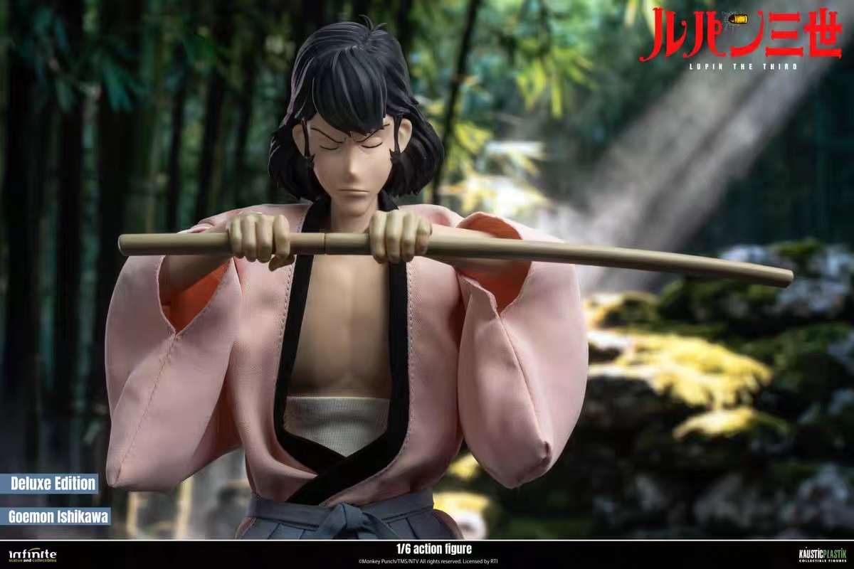 Infinite Statue - LUPIN THE 3rd THE ITALIAN ADVENTURE  ACTION FIGURE GOEMON ISHIKAWA XIII Licensed