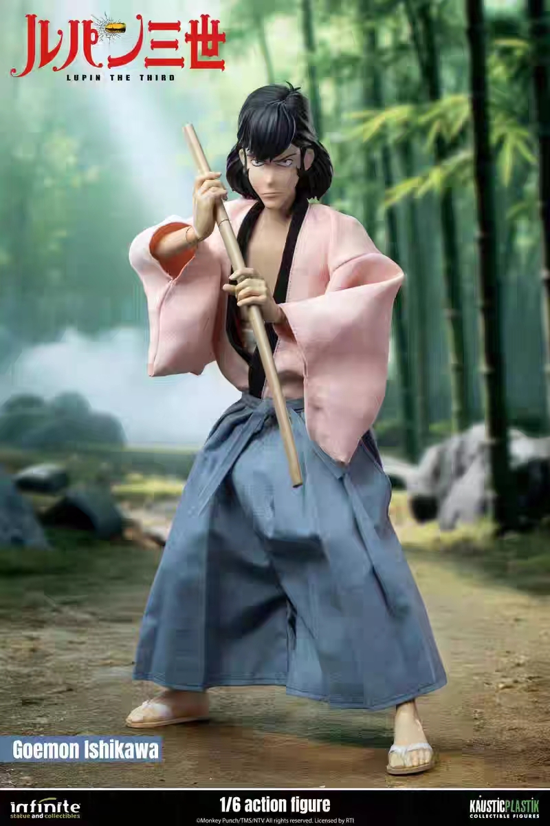 Infinite Statue - LUPIN THE 3rd THE ITALIAN ADVENTURE  ACTION FIGURE GOEMON ISHIKAWA XIII Licensed