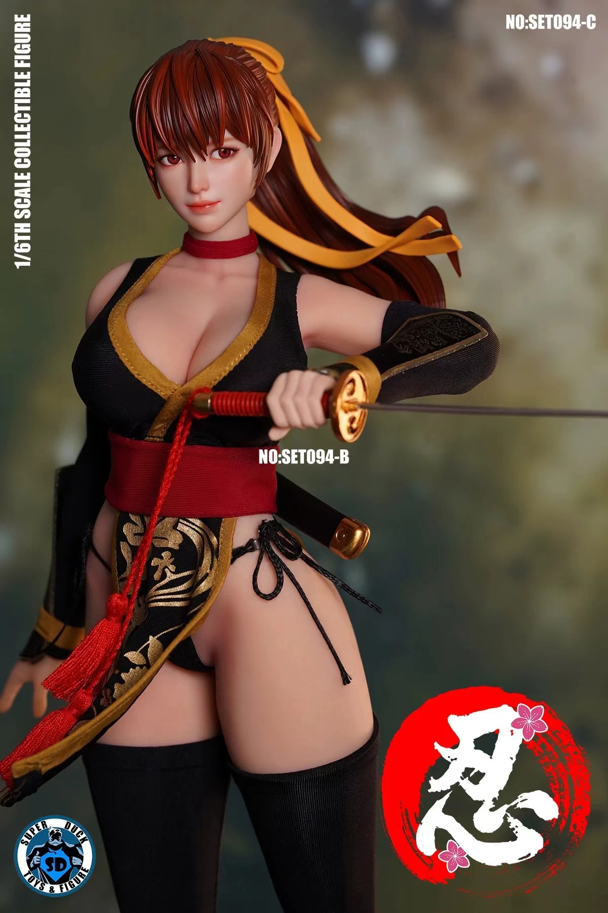 SUPER DUCK-1/6 - Sexy Female Ninja ( SET094A & SET094B & SET094C ) -Action figure 