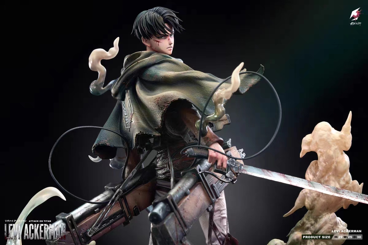 Scarlet Studio - Levi Ackerman Attack On Titan Statue