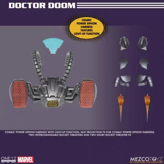 Mezco Studio - 1/12 Doctor Doom Action Figure Licensed Statue