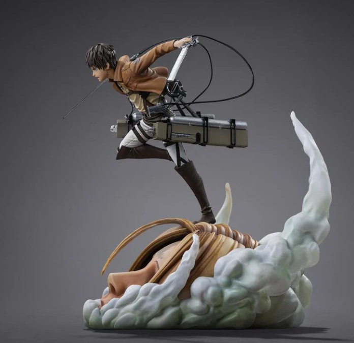 Iron Studio -Eren Yeager Attack on Titan Scale  Statue ATTCK136026-10 Licensed