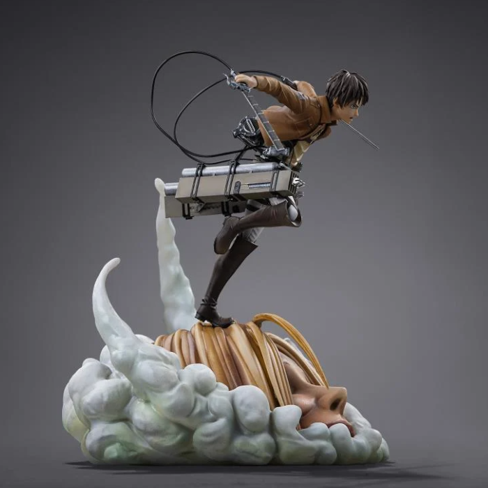 Iron Studio -Eren Yeager Attack on Titan Scale  Statue ATTCK136026-10 Licensed