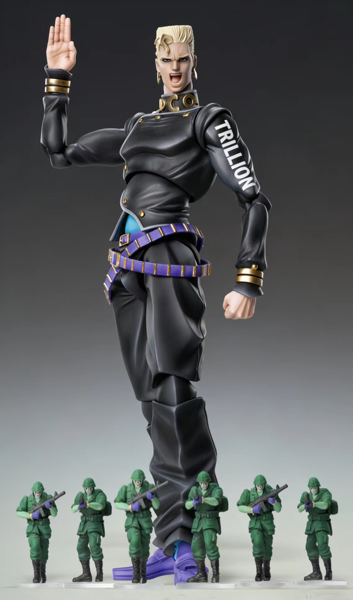 MEDICOS-E - Super Action Figure "JoJo's Bizarre Adventure Part 4" "Nijimura Katayoshi X Bad Company" Licensed Statue