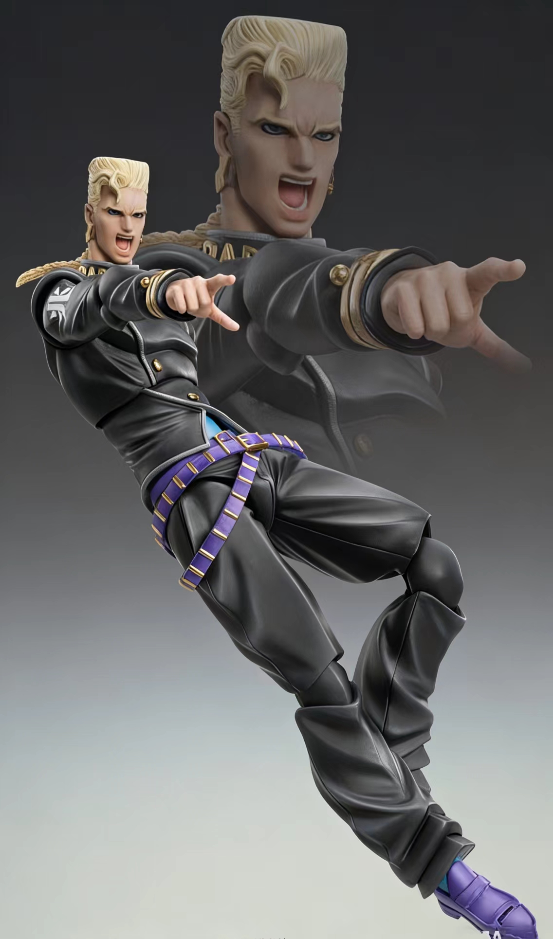 MEDICOS-E - Super Action Figure "JoJo's Bizarre Adventure Part 4" "Nijimura Katayoshi X Bad Company" Licensed Statue