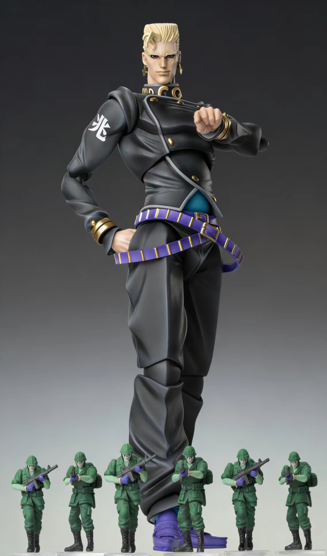 MEDICOS-E - Super Action Figure "JoJo's Bizarre Adventure Part 4" "Nijimura Katayoshi X Bad Company" Licensed Statue