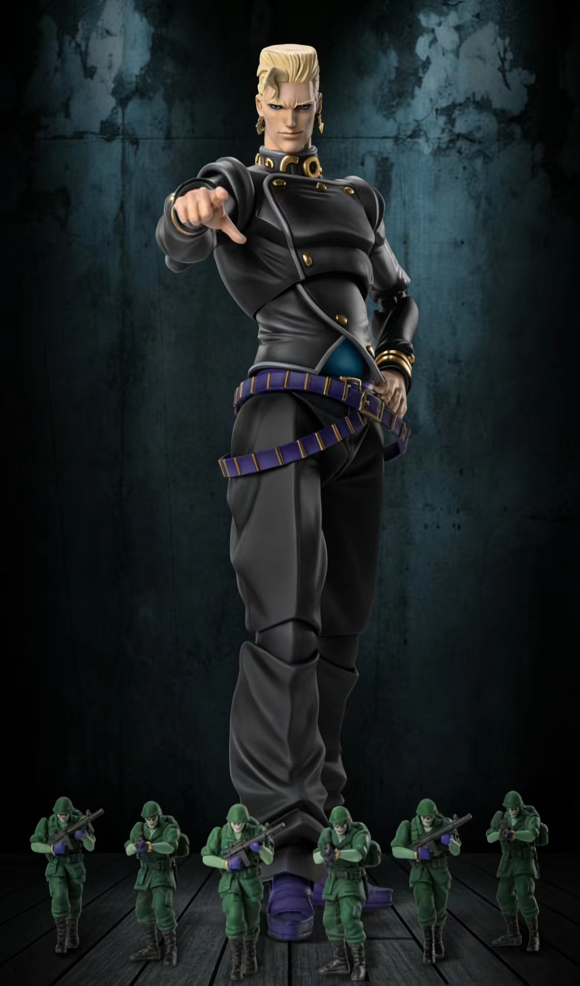 MEDICOS-E - Super Action Figure "JoJo's Bizarre Adventure Part 4" "Nijimura Katayoshi X Bad Company" Licensed Statue