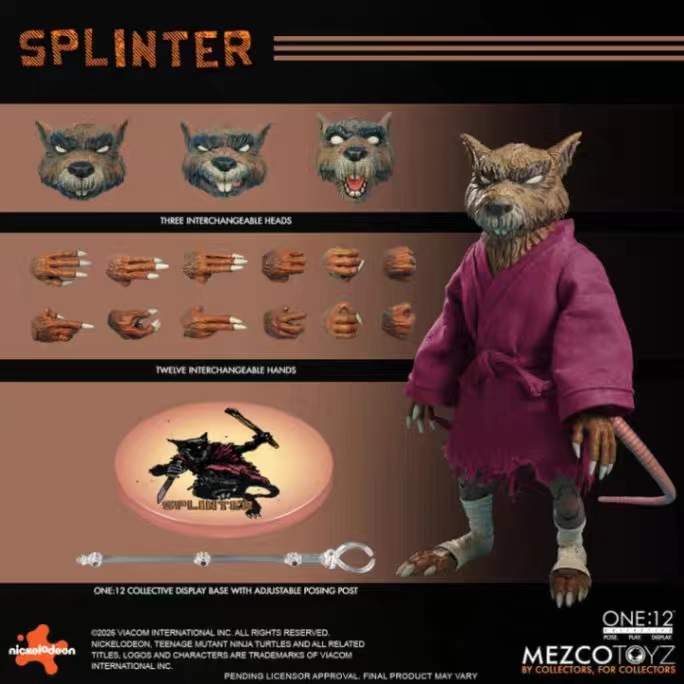 Mezco Studio - Collective Splinter Licensed Statue