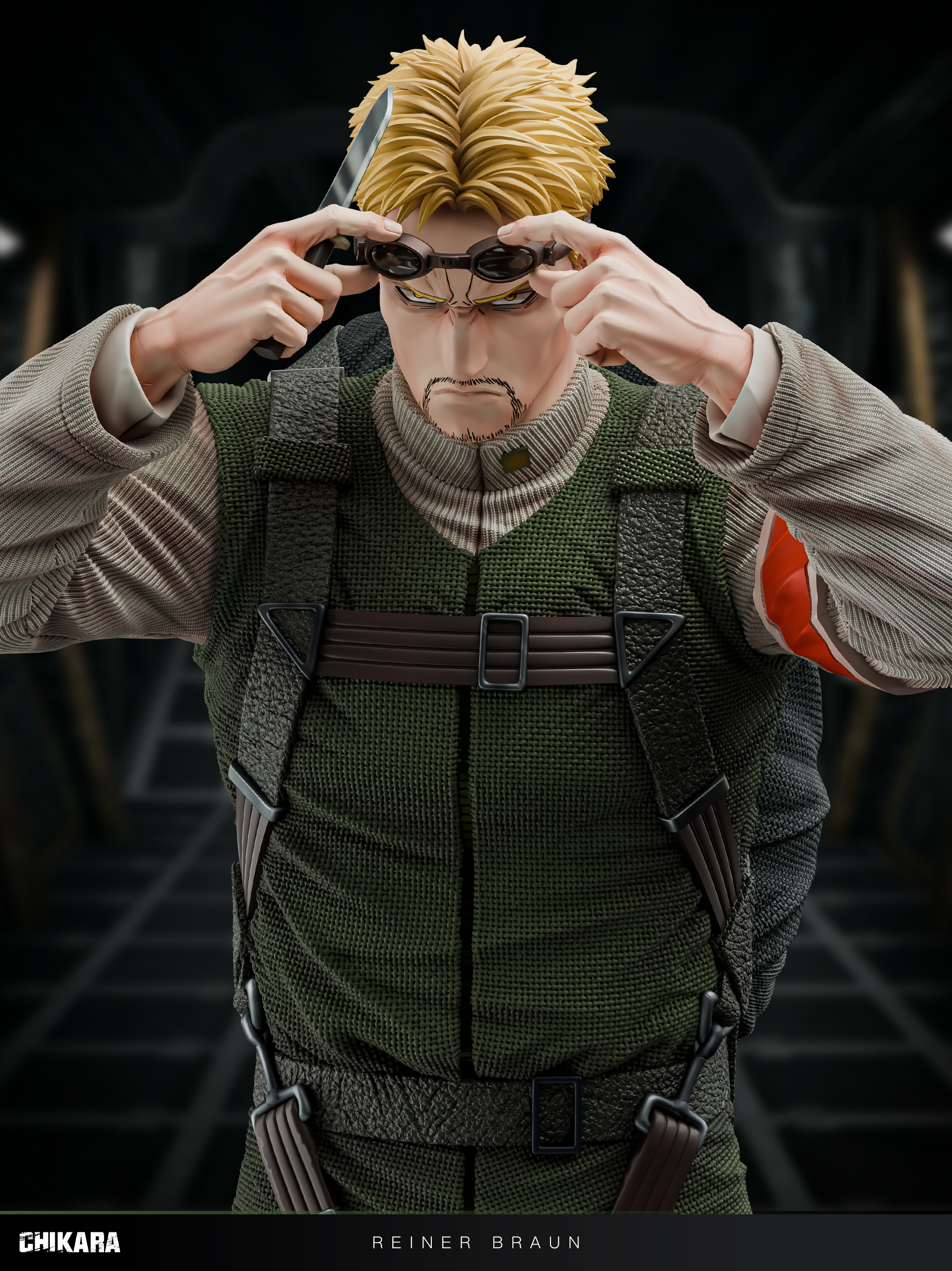 CHIKARA STUDIO Reiner Braun Attack on Titan