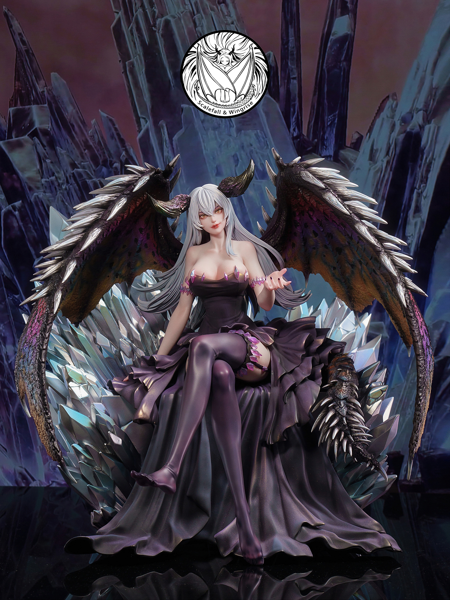 Scalefall Wingrise Huanlin Huayi Studio Monster Hunter Ruiner Nergigante (Dragon Girl)