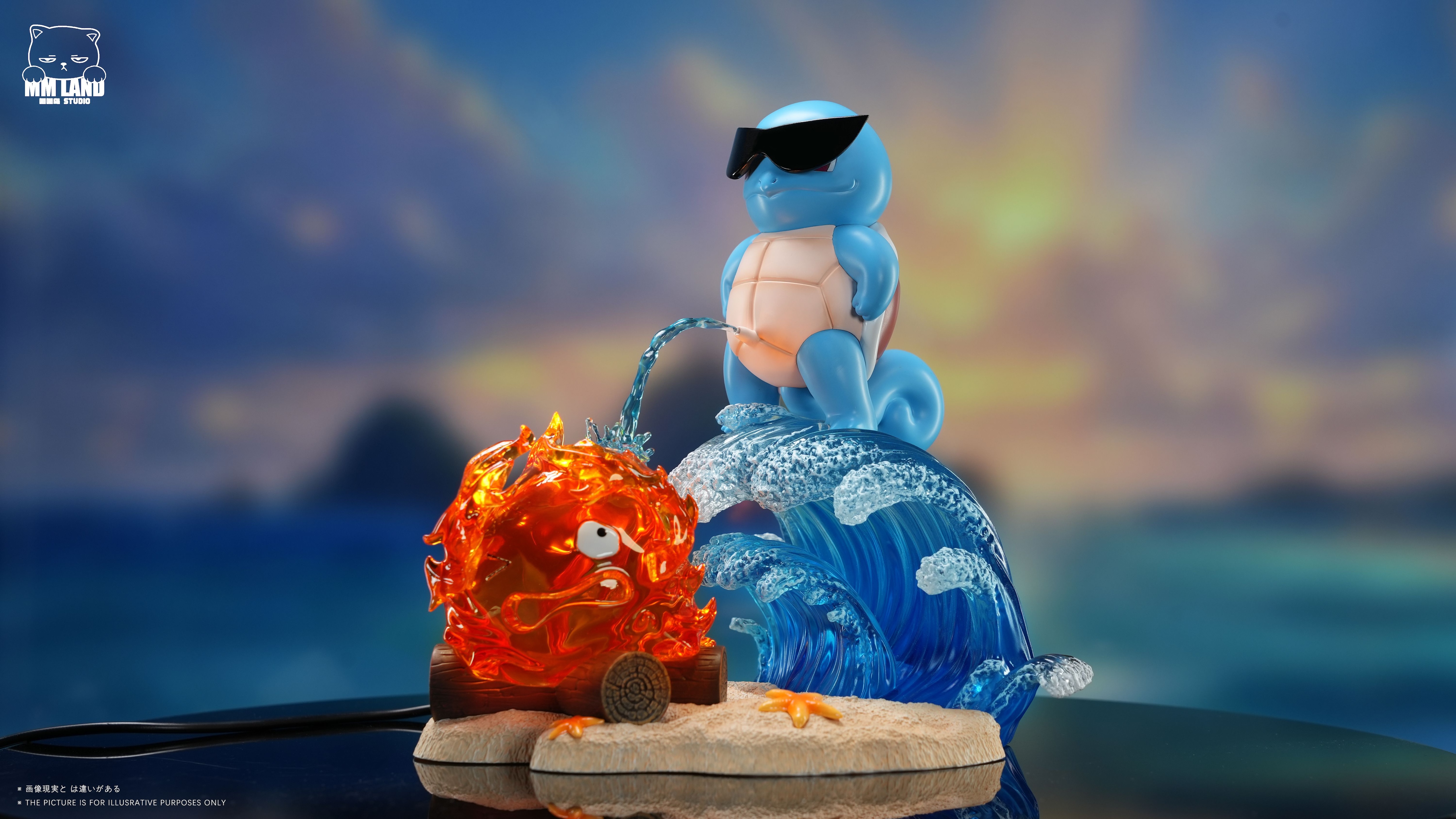 MMLAND STUDIO Squirtle Calcifer Pokémon