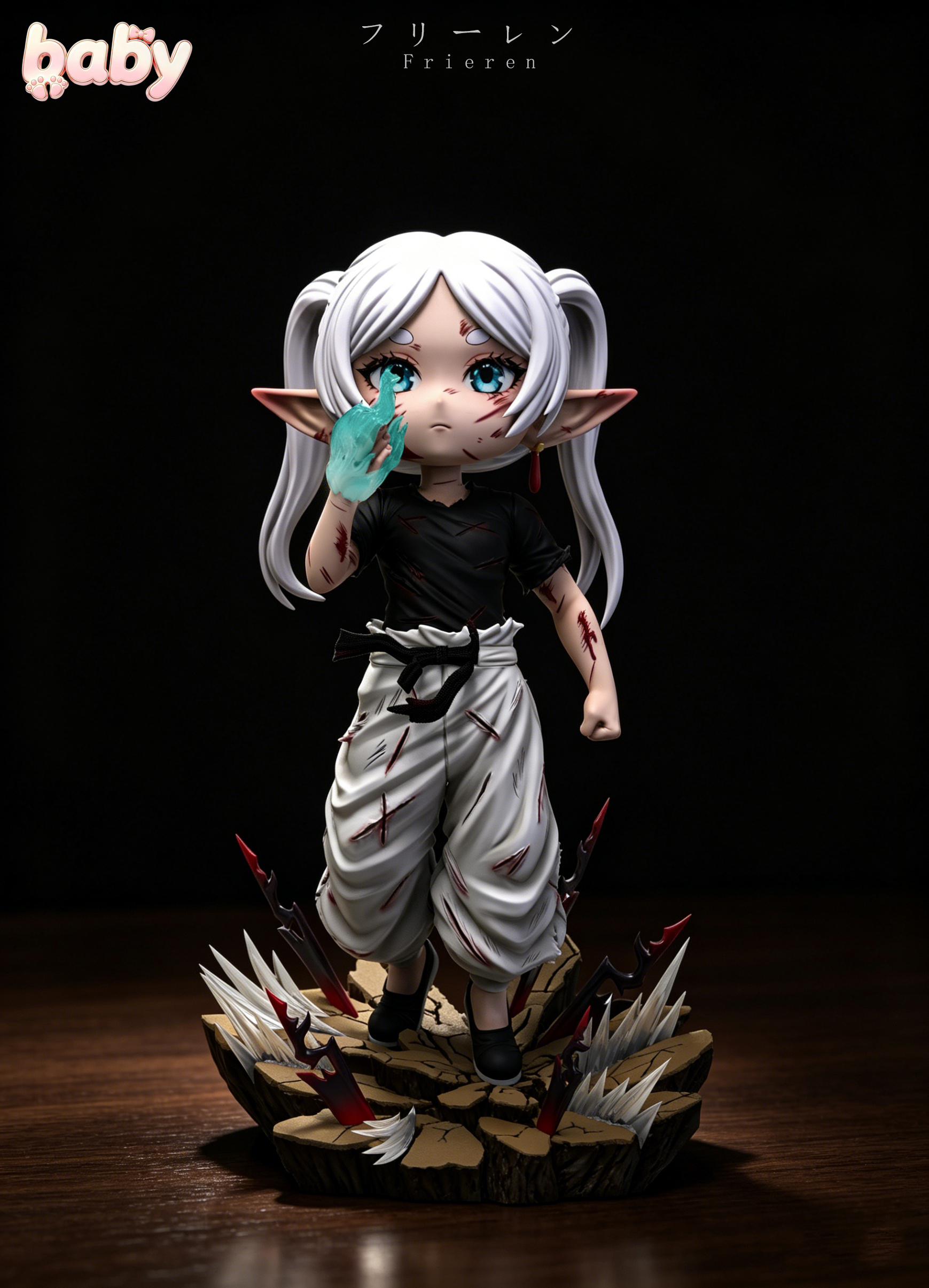 Baby Studio Anya x Frieren Cosplay Jujutsu Kaisen Battle Damaged Gojo Satoru Frieren: Beyond Journey's End X Spy x Family
