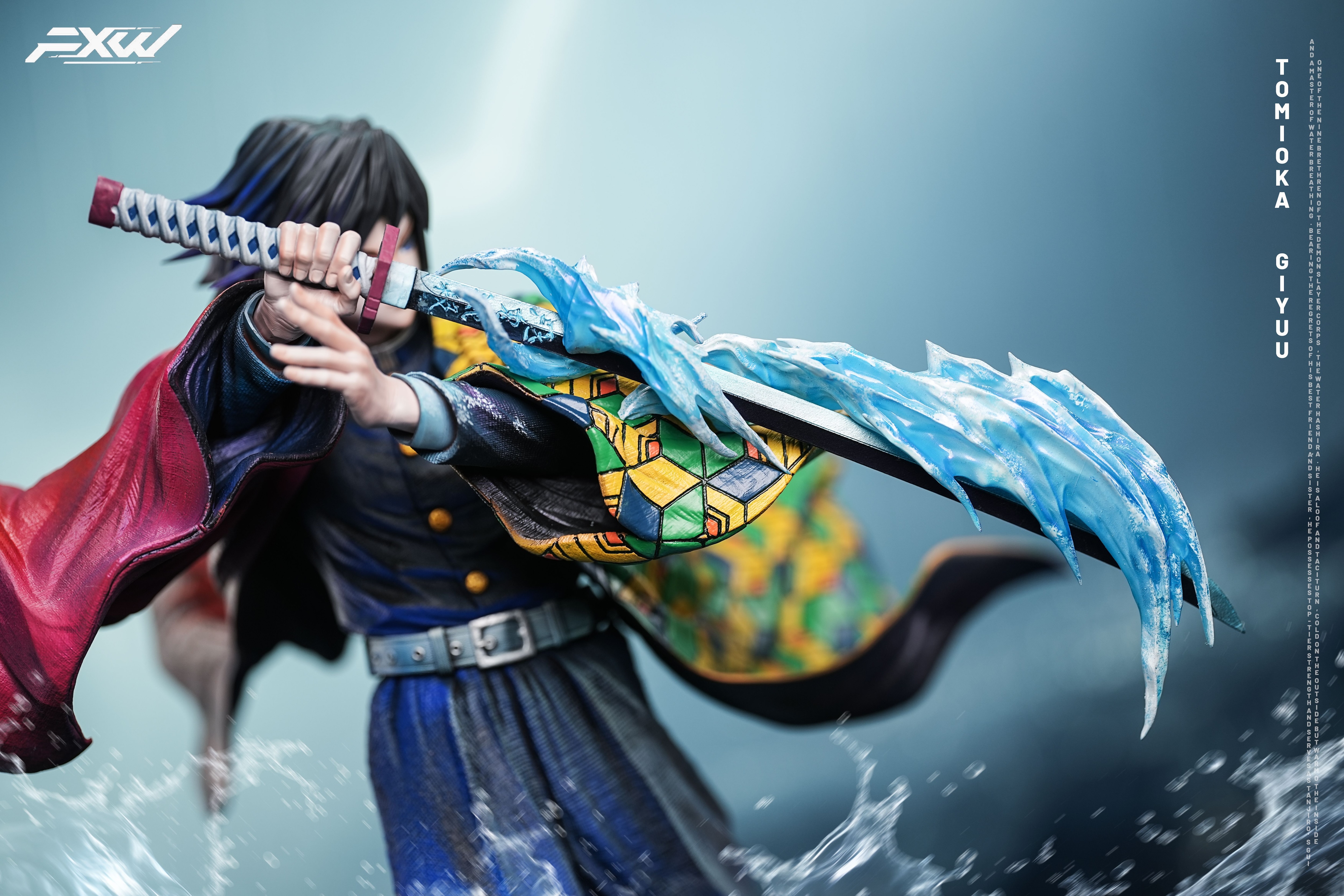 FXW Studio Nine Hashira Series Water Hashira Giyu Tomioka Demon Slayer