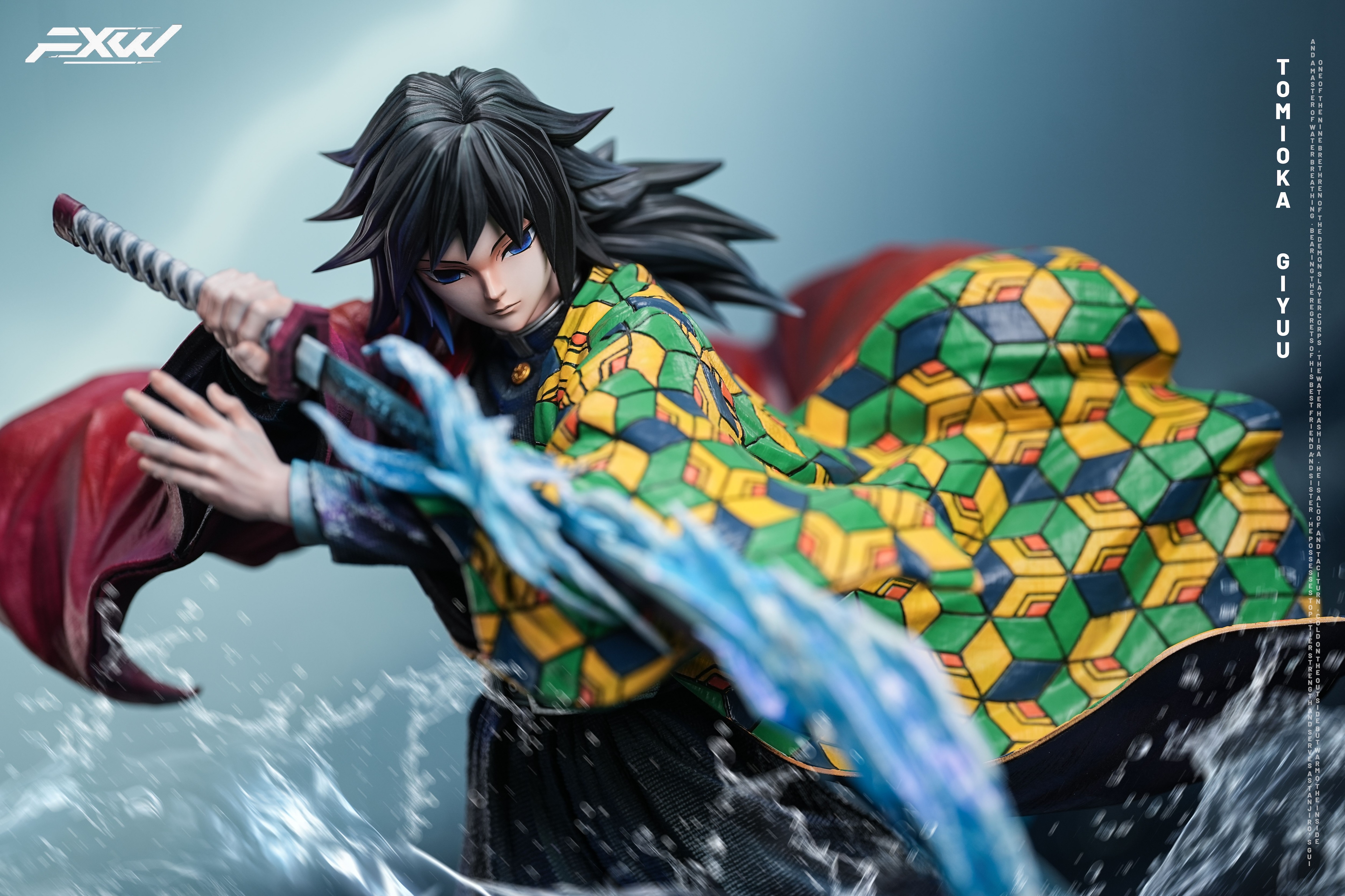 FXW Studio Nine Hashira Series Water Hashira Giyu Tomioka Demon Slayer