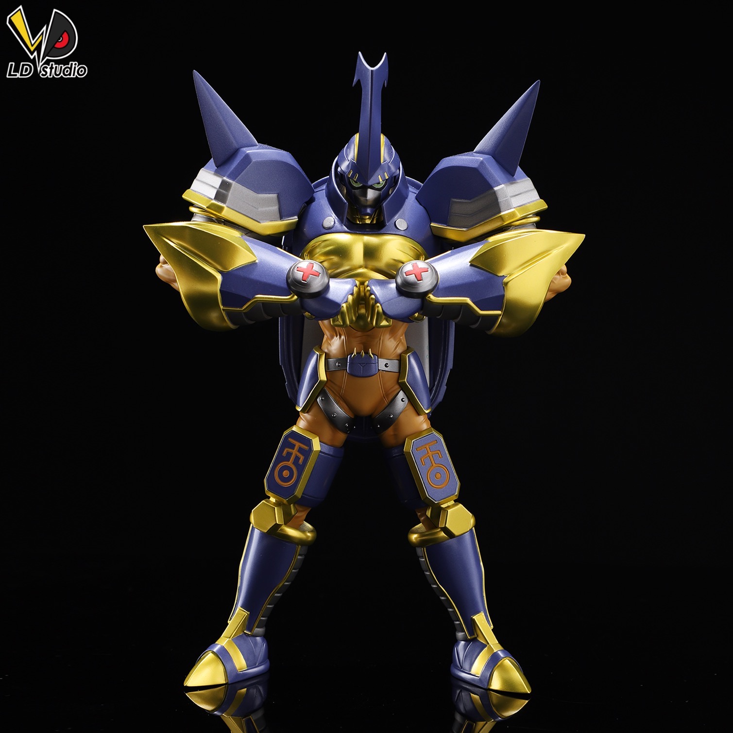 LD Studio - Digimon 04 Infinite Zone Ten Warriors Resonance Series 5th and 6th Series Wolfmon & Blitzmon Statue (GK)