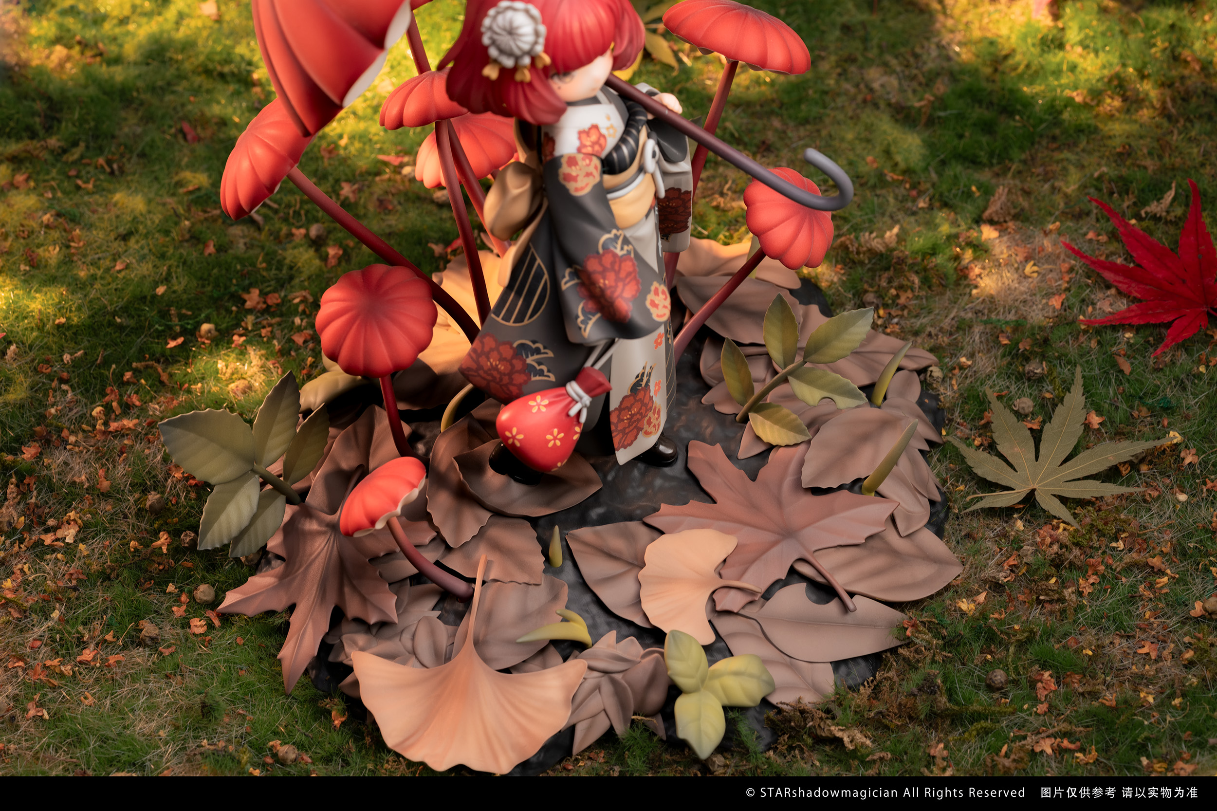 Reverse - Mushroom Girl Series No.6 Marasmius Haematocephalus (Licensed)