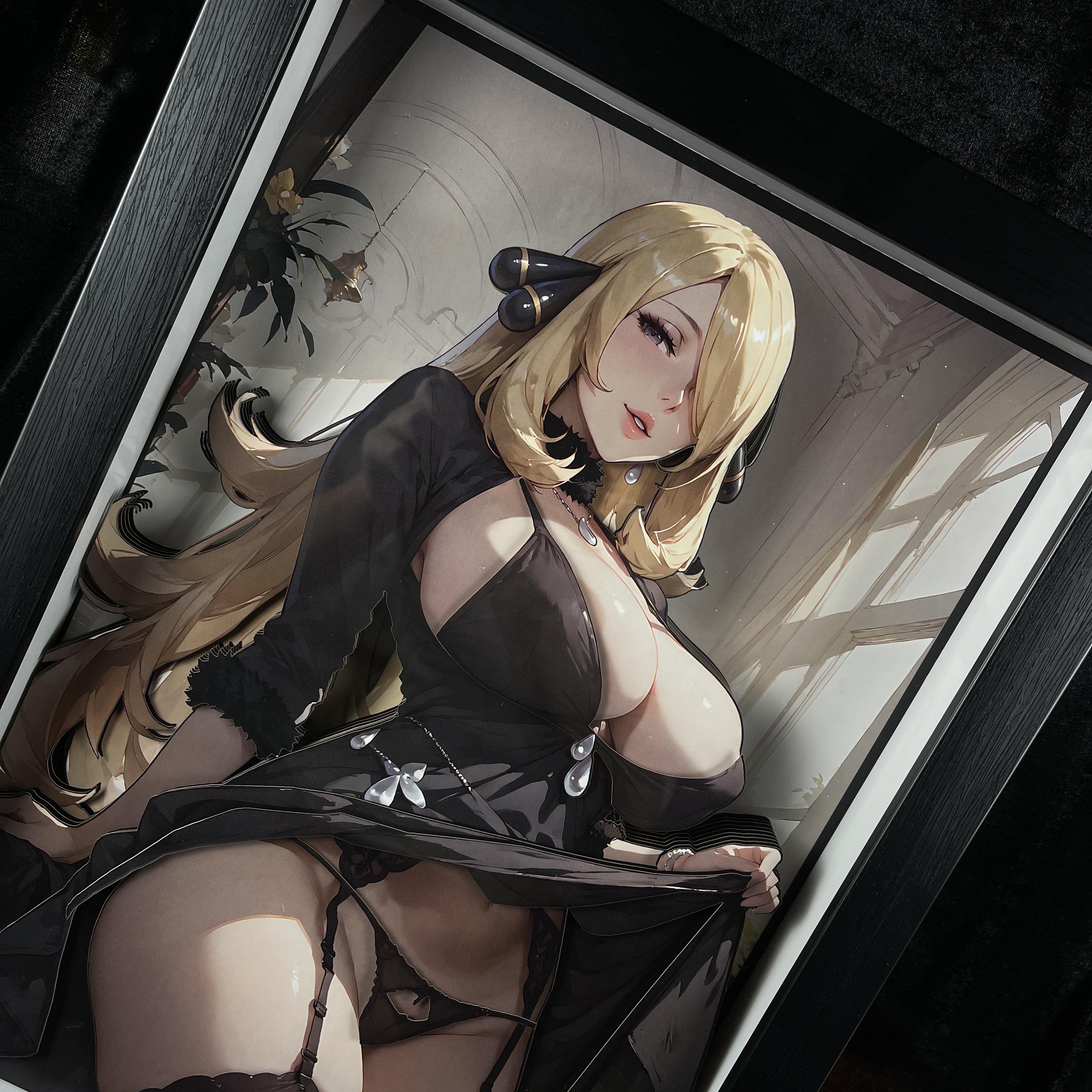 B&W Studio - Pokémon Cynthia 3D Decorative Painting